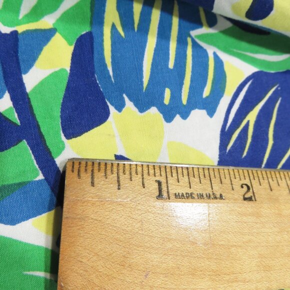 1990s Lilly Pulitzer Skirt Tulip Print Size 8 Blue Green Yellow Summer Wear - Picture 9 of 11